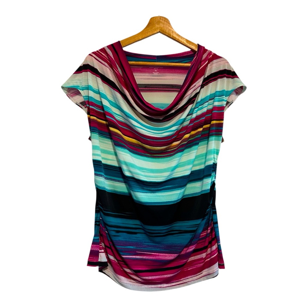 Worthington Women's Striped Top Size X-Large Petite